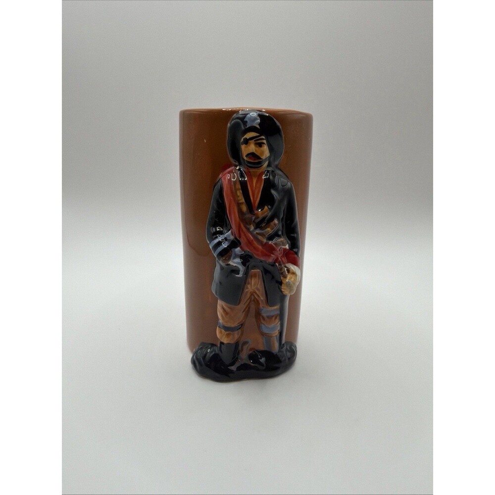 Pirate Tiki Mug Dynasty Wholesale DW542 5.5" High 3" Diameter 14 Oz